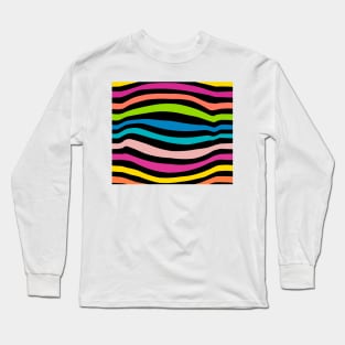 Colors Simple Stripe Long Sleeve T-Shirt